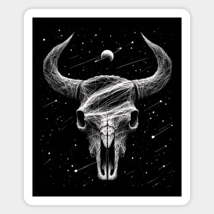 cow skull Magnet